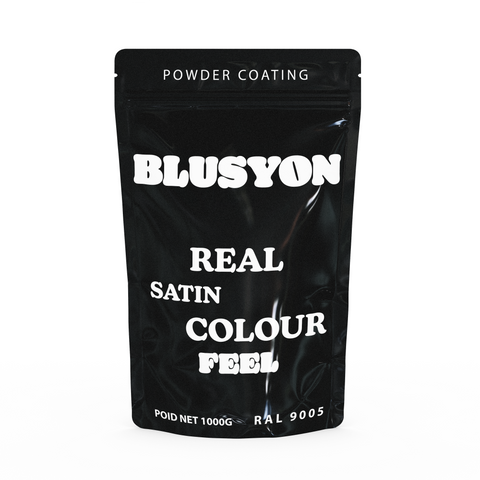 Peinture en poudre thermolaquage 1KG RAL 9005 Noir Satin