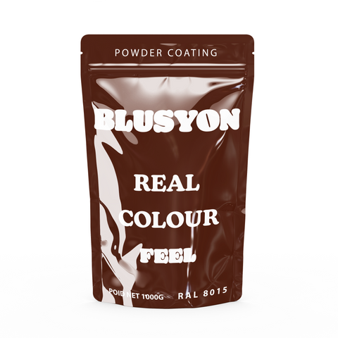 Peinture en poudre thermolaquage 1KG RAL 8015 Marron Brillant