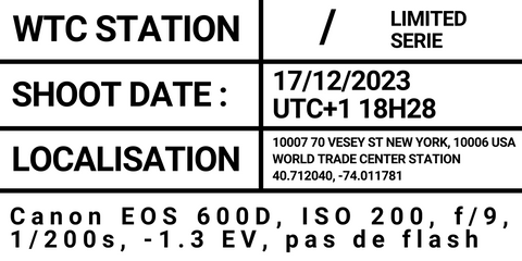 Tableau 3,85 WTC Station Limited.