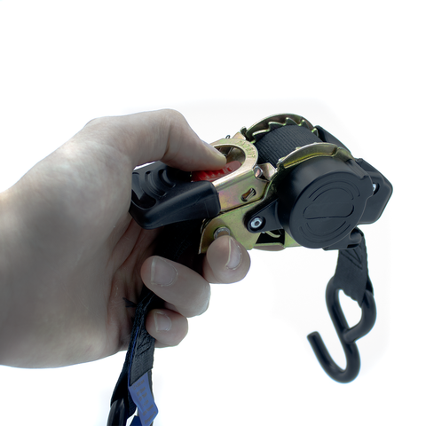 Sangles d'Arrimage Rétractables pour Auto et Moto - Jeu de 2 Compactes et Solides