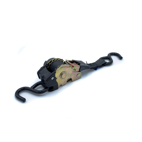 Sangles d'Arrimage Rétractables pour Auto et Moto - Jeu de 2 Compactes et Solides