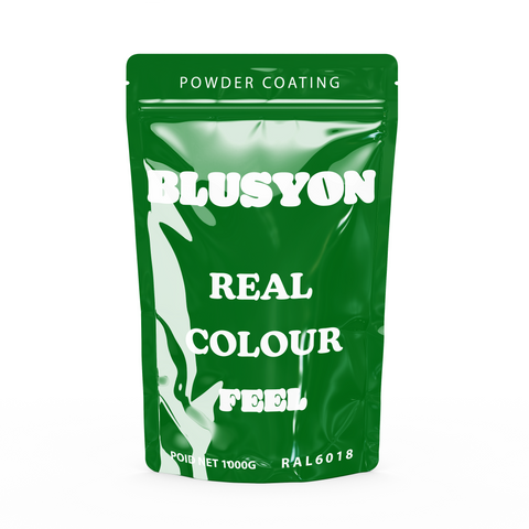 Peinture en poudre thermolaquage 1KG RAL 6018 Vert Brillant