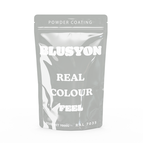 Peinture en poudre thermolaquage 1KG RAL 7035 Gris Clair brillant