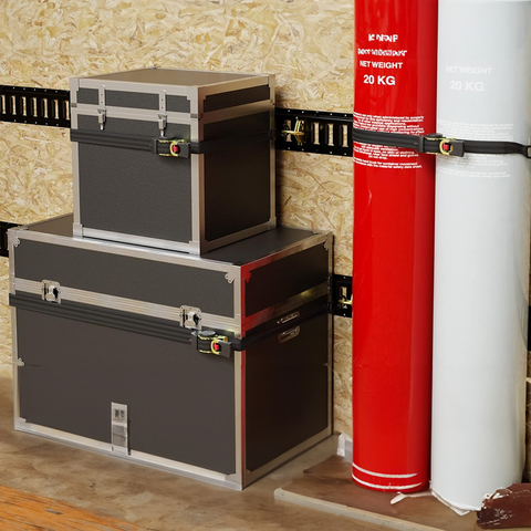 Sangles d'Arrimage Rétractables pour Auto et Moto - Jeu de 2 Compactes et Solides