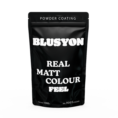 Peinture en poudre thermolaquage 1KG RAL 9005 Noir Mat