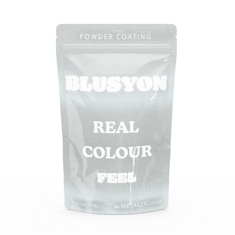 Peinture en poudre thermolaquage 1KG RAL 9006 Gris Clair Métallisé Brillant